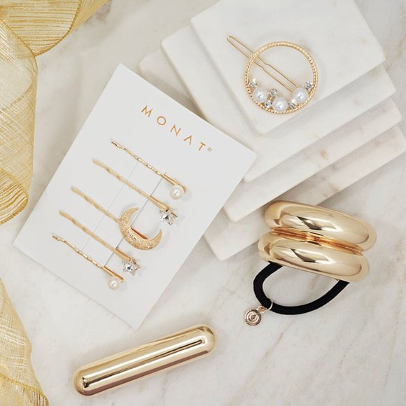 Monat Starry Night Gold & Pears Accessory Set - Picture 1 of 2